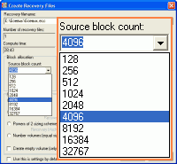   ICE ECC
Create Recovery Files