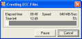 Окно программы ICE ECC
Создание ECC файлов
Creating ECC files